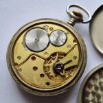German Military Officers ZENITH DH Pocket Watch Movement under back case