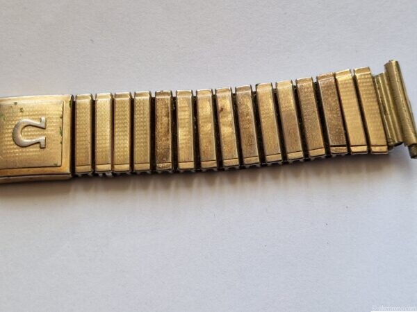 Omega pat 896575 watch bracelet Fixo Flex Stretching some damaged