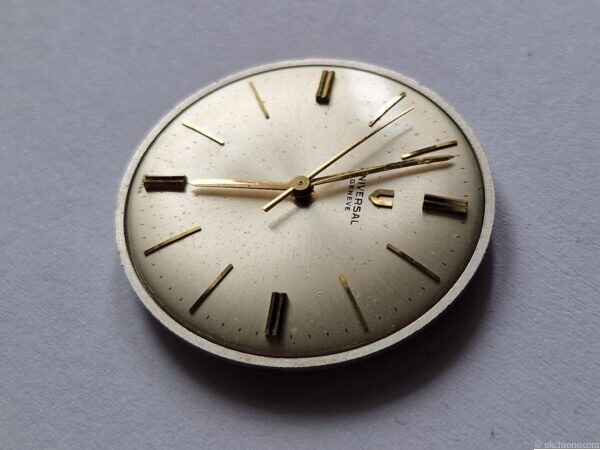 intage-UNIVERSAL-Geneve-watch-movement-inc-dial-and-hands-Hand-winding-cal-1005