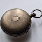 An Early Fusee key winding Henrey Pelley pocket watch silver cased