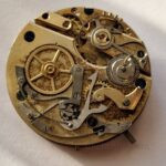 Antique Chronograph pocket watch movement Auguste & Fritz Henchoz Freres