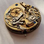 Antique Chronograph pocket watch movement Auguste & Fritz Henchoz Freres