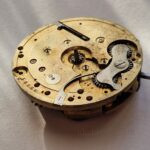 Antique Chronograph pocket watch movement Auguste & Fritz Henchoz Freres