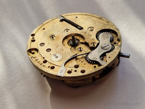 Antique Chronograph pocket watch movement Auguste & Fritz Henchoz Freres