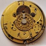 Antique French Verge Fusee Quarter Repeater Pocket Watch Movement Key Winding 50.7mm
