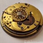 Antique French Verge Fusee Quarter Repeater Pocket Watch Movement Key Winding 50.7mm