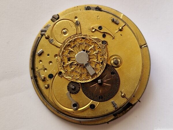 Antique-French-Verge-Quarter-Repeater-pocket-watch-movement-Key-winding