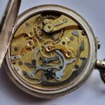 Antique HEUER cal 19 Silver cased 925 Chronograph pocket watch