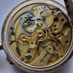 Antique HEUER cal 19 Silver cased 925 Chronograph pocket watch