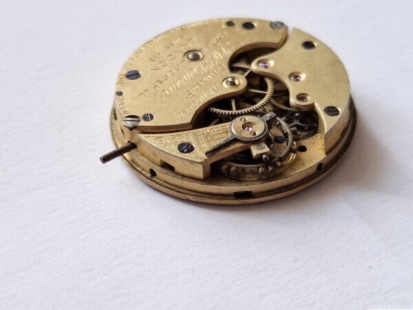 Antique J.W. Benson London Mid-Size Pocket Watch Movement with Dial and Hand – Project