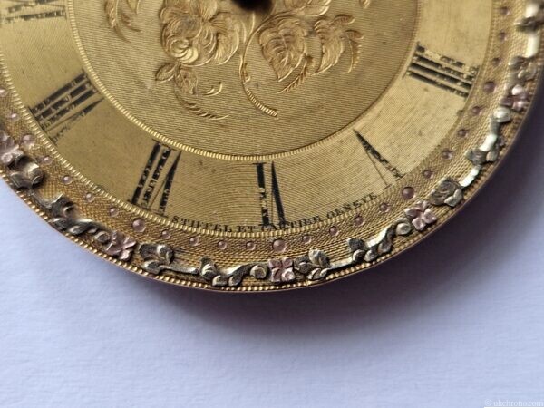 Antique-Stiffel-et-Cartier-Geneve-Pocket-Watch-Movement-Dial-Hands-Project