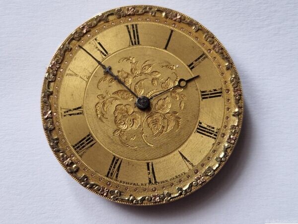Antique-Stiffel-et-Cartier-Geneve-Pocket-Watch-Movement-Dial-Hands-Project