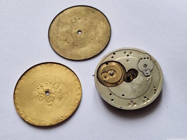 Antique-Stiffel-et-Cartier-Geneve-Pocket-Watch-Movement-Dial-Hands-Project