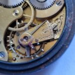Antique Omega Pocket Watch 51mm Original Metal Case – Very Early Example with Early Omega Logo