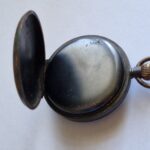 Antique Omega Pocket Watch 51mm Original Metal Case – Very Early Example with Early Omega Logo