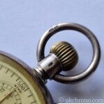 Antique Silver Cased Chronograph Pocket Watch 51mm