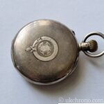 Antique Silver Cased Chronograph Pocket Watch 51mm
