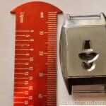 Art Deco Jump Hour Wristwatch Case Swiss Chrome Case Unused
