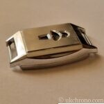 Art Deco Jump Hour Wristwatch Case Swiss Chrome Case side
