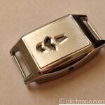 Art Deco Jump Hour Wristwatch Case Swiss Chrome Case Unused