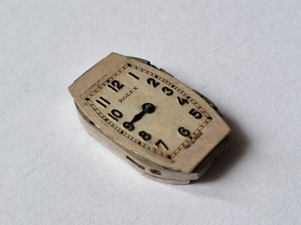 Art deco square ROLEX watch movement 15 rubies