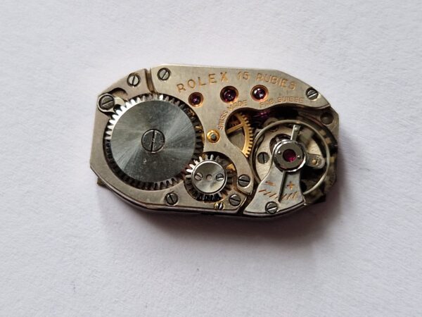 Art deco square ROLEX watch movement 15 rubies