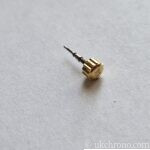 Blancpain Villeret 18ct solid gold crown and stem for calibre 1195.