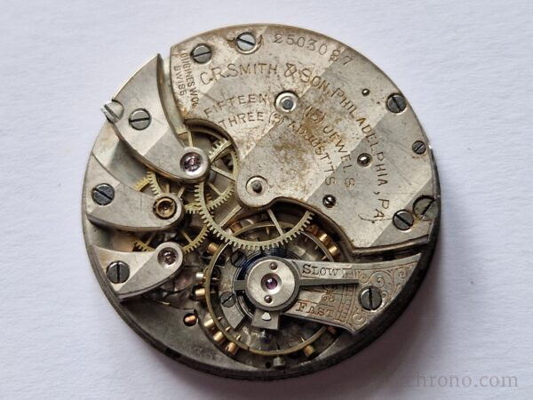 C.R. Smith & Son Philadelphia Longines Watch Co. Movement Cal. 13.97