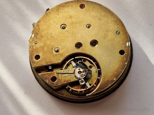 Chronometer Double Time Pocket Watch Brevet 4250 Project Movement