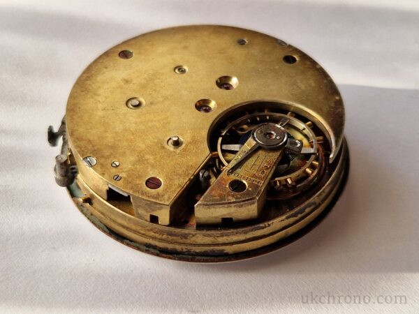 Chronometer Double Time Pocket Watch Brevet 4250 Project Movement