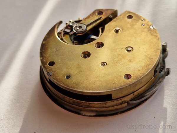 Chronometer Double Time Pocket Watch Brevet 4250 Project Movement