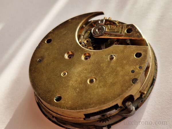 Chronometer Double Time Pocket Watch Brevet 4250 Project Movement