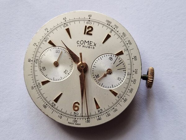 Comex cal Valjoux 92 Chronograph watch movement