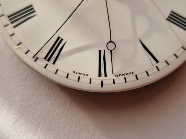 Ultra rare Complex Pocket watch movement Twin Barrels Antique Simon Geneve project