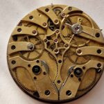 Ultra rare Complex Pocket watch movement Twin Barrels Antique Simon Geneve project