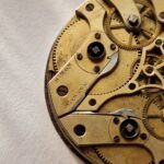 Ultra rare Complex Pocket watch movement Twin Barrels Antique Simon Geneve project