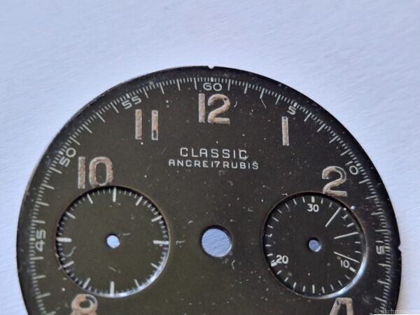 Dr. Ernst Kurtz Urofa 59 military watch dial