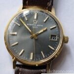 Vintage Eterna-Matic 1000 Classic Automatic Date Watch Cal. 1489K Gold Plated