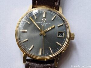 Eterna-Matic 1000 vintage classic watch 1 Vintage Eterna-Matic 1000 Classic Automatic Date Watch Cal. 1489K Gold Plated