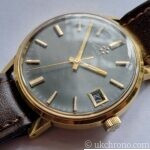 Vintage Eterna-Matic 1000 Classic Automatic Date Watch Cal. 1489K Gold Plated