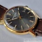 Vintage Eterna-Matic 1000 Classic Automatic Date Watch Cal. 1489K Gold Plated
