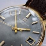 Vintage Eterna-Matic 1000 Classic Automatic Date Watch Cal. 1489K Gold Plated