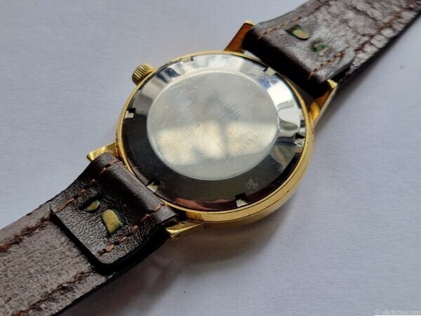 Vintage Eterna-Matic 1000 Classic Automatic Date Watch Cal. 1489K Gold Plated