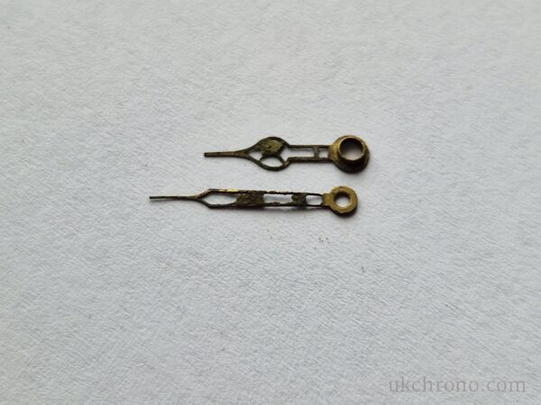 German Military Urofa 59 Tutima Galshutte Luftwaffe Pilots watch Hands pair