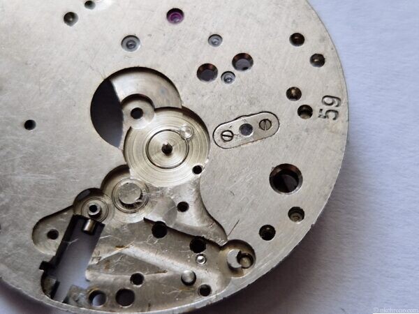 German Military UROFA 59 Tutima Glashütte Luftwaffe Balance Complete (Non-Incabloc)