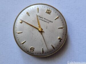 Girard Perregaux Gyromatic movement cal. 47BF movement complete gents Auto 1 Girard-Perregaux Gyromatic Cal. 47BF Automatic Movement Complete with Dial, Hands & Inner Ring