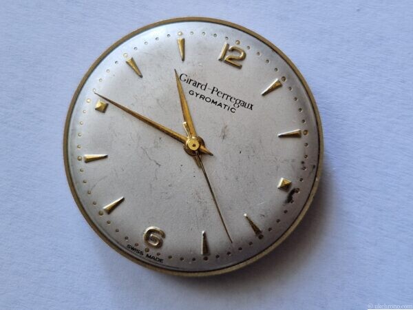 Girard-Perregaux Gyromatic Cal. 47BF Automatic Movement Complete with Dial, Hands & Inner Ring