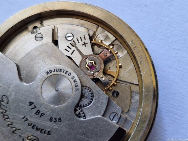 Girard-Perregaux Gyromatic Cal. 47BF Automatic Movement Complete with Dial, Hands & Inner Ring