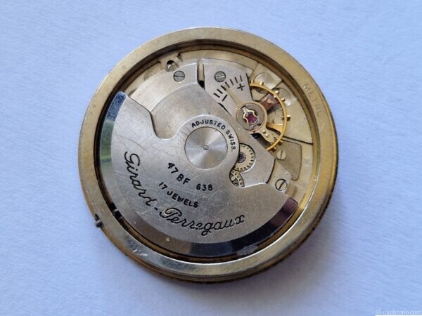 Girard-Perregaux Gyromatic Cal. 47BF Automatic Movement Complete with Dial, Hands & Inner Ring