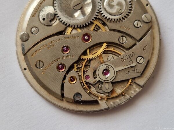 Hamilton cal 699 fam Rolex 618 watch movement